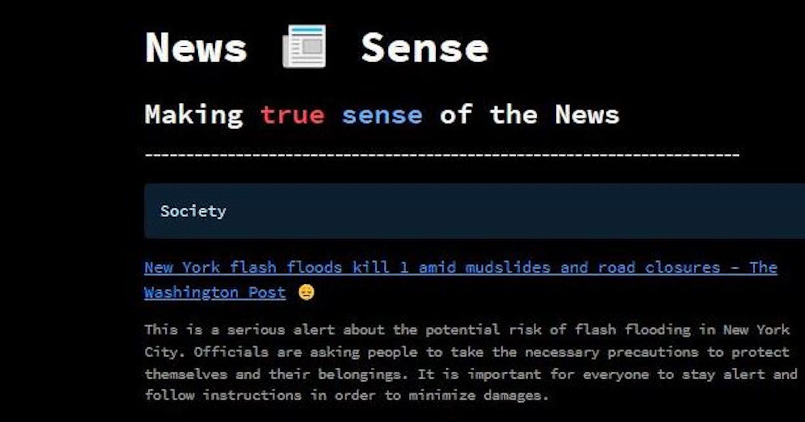 Making sense of the news with GPT-3, NLTK, Python and Streamlit