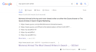 Top Quora Search Engine Marketing (SEM) writer