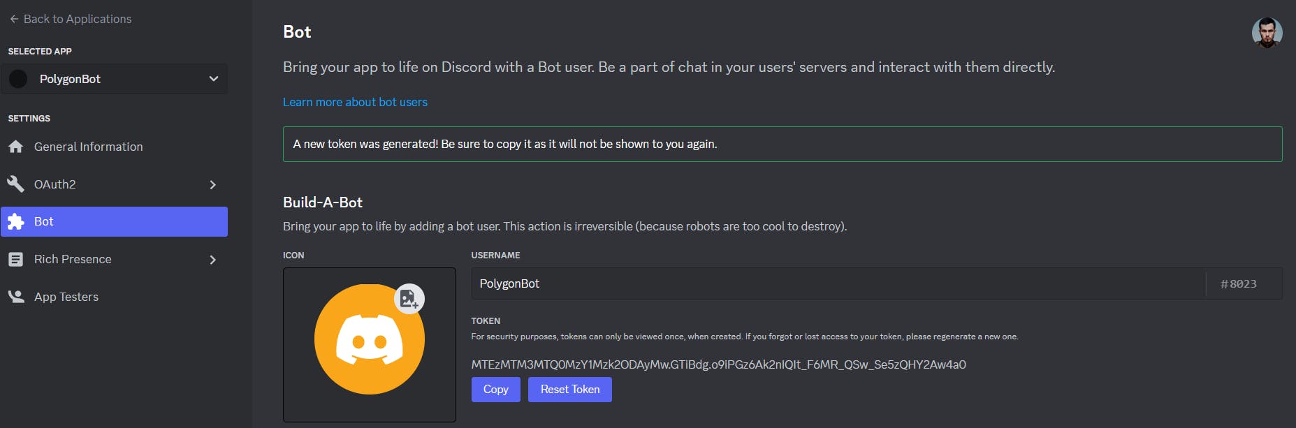 Discord Bot Token