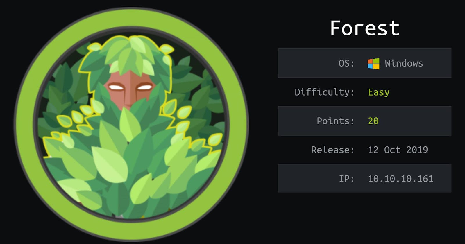 HackTheBox Forest writeup