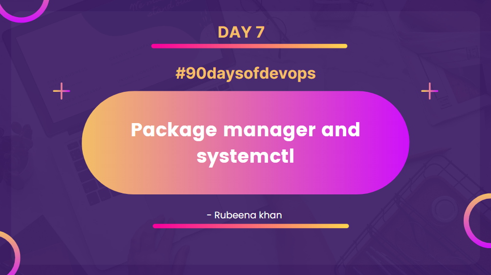 Package manager and systemctl in Linux