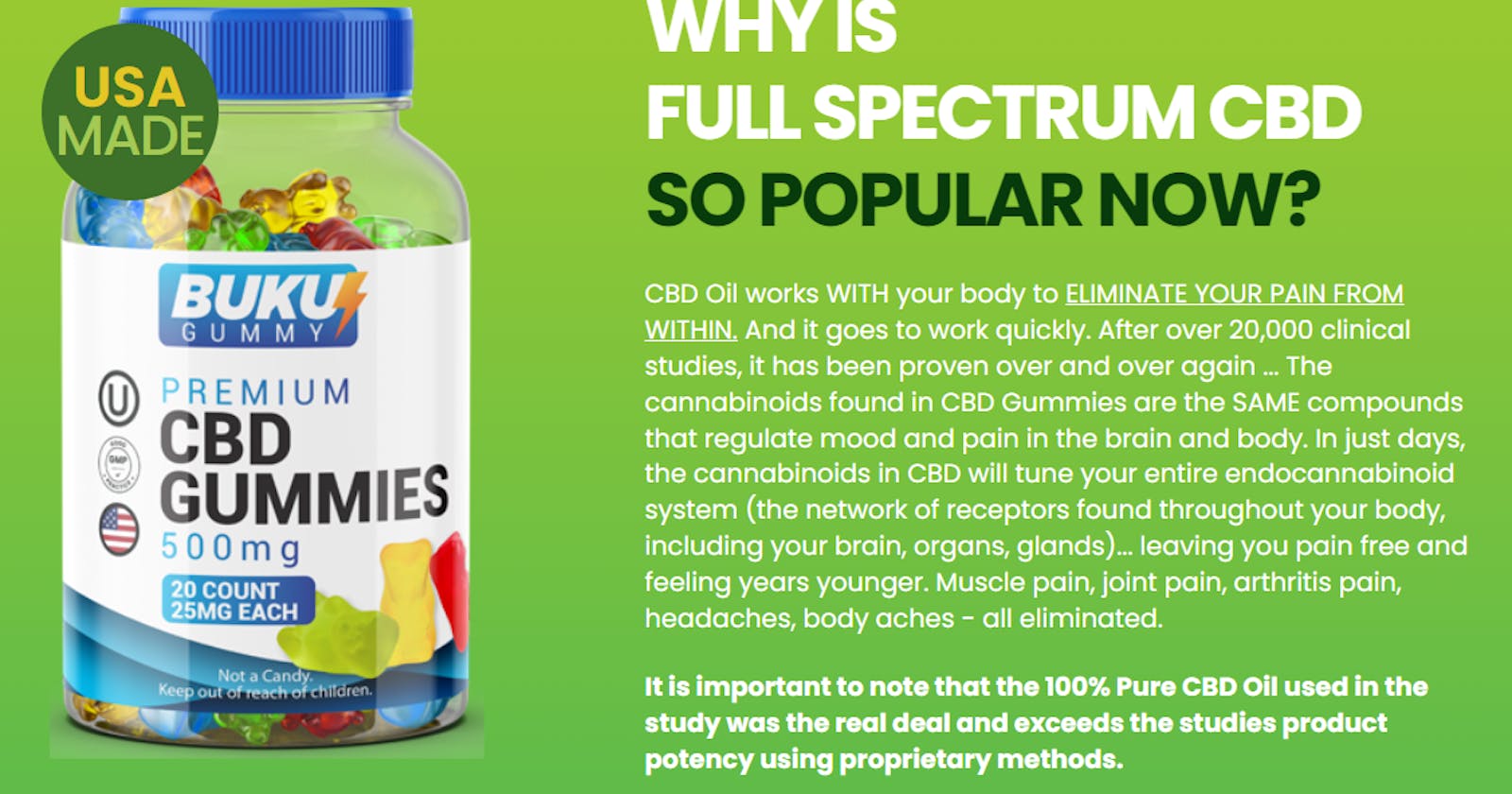 Deliciously Effective: BUKU CBD Gummies for Daily Wellness