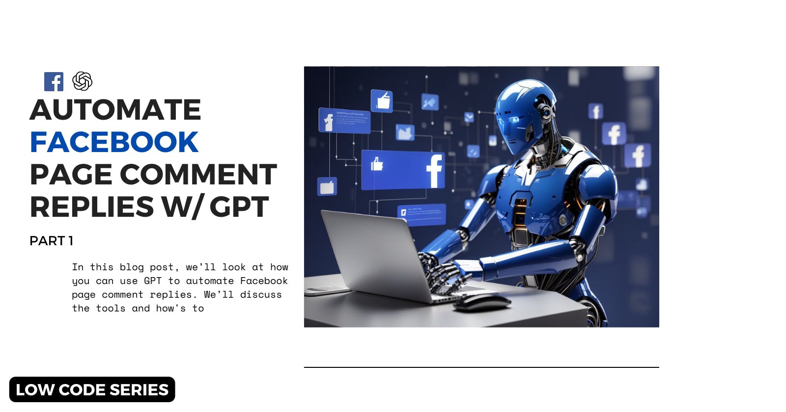 Automate Facebook Page Comment Replies with GPT- Part 1