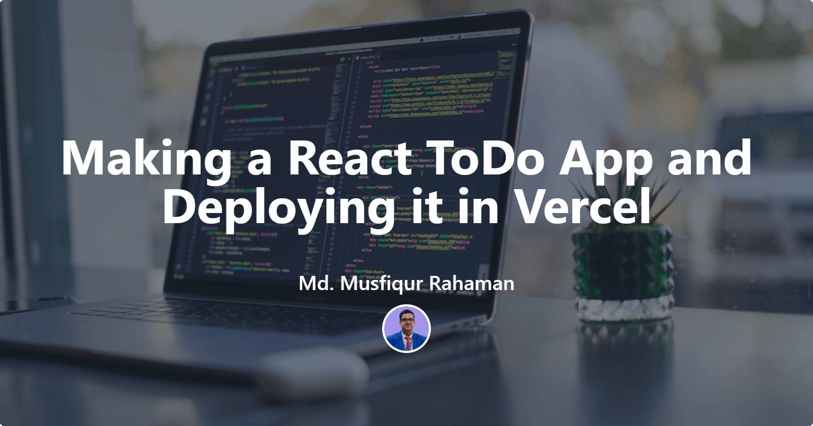 Making a React ToDo App and Deploying it in Vercel