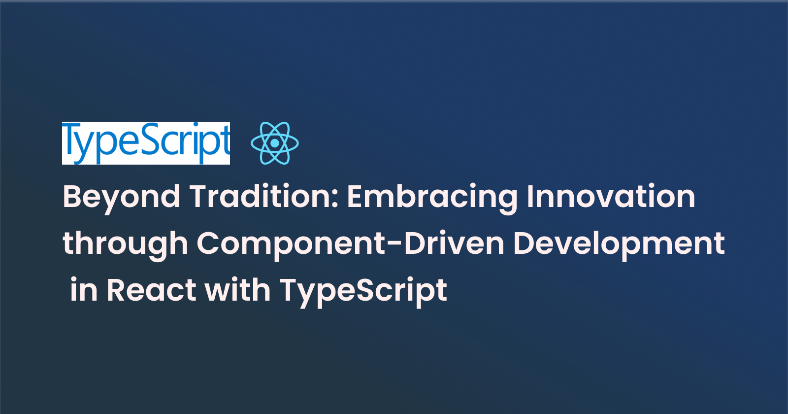 Beyond Tradition: Innovating with Component-Driven Development