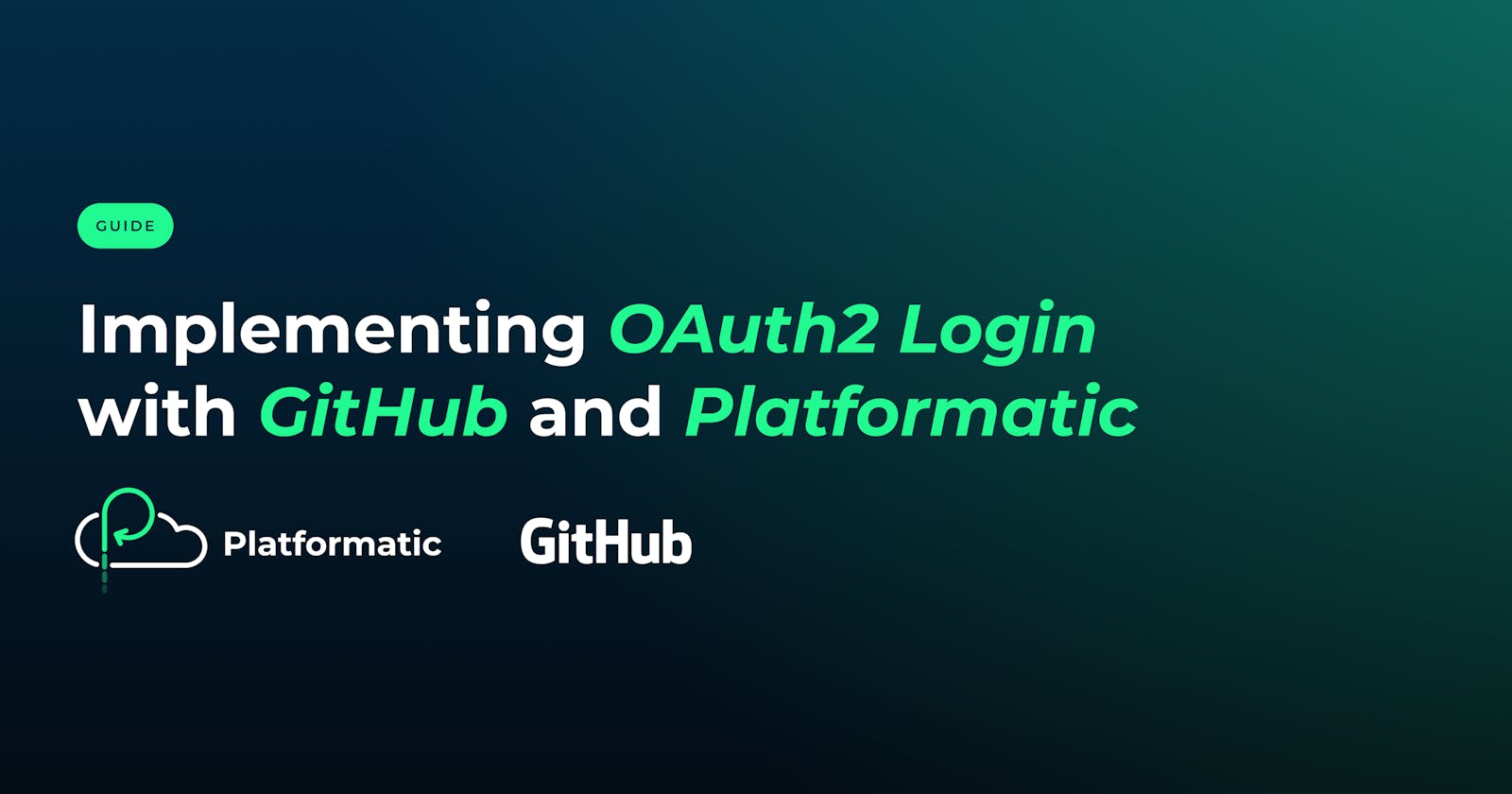Implementing OAuth2 Login with GitHub and Platformatic