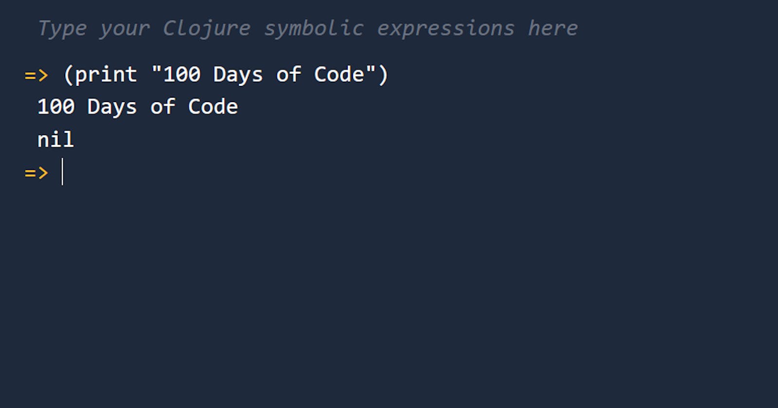 Starting 100 Days of Code 🚀