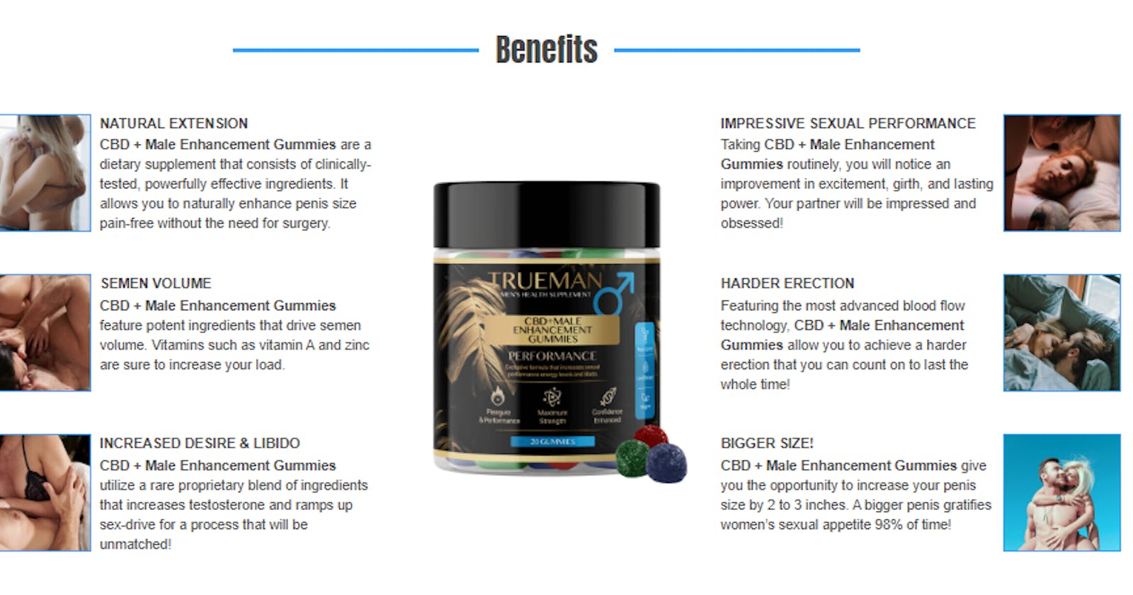 Natural Bliss CBD Gummies For ED Powerful Supplement Benefits and Any Special Offer!