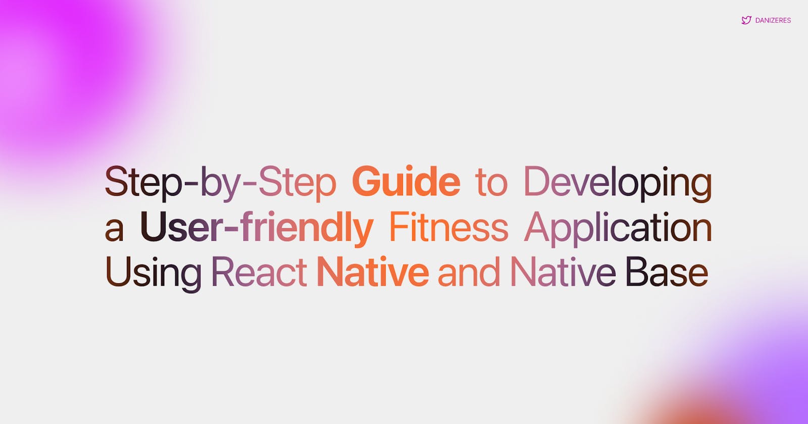 Building a React Native App #1
