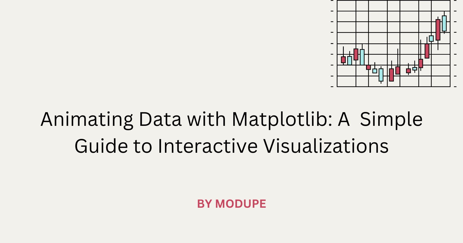 Animating Data with Matplotlib: A  Simple Guide to Interactive Visualizations