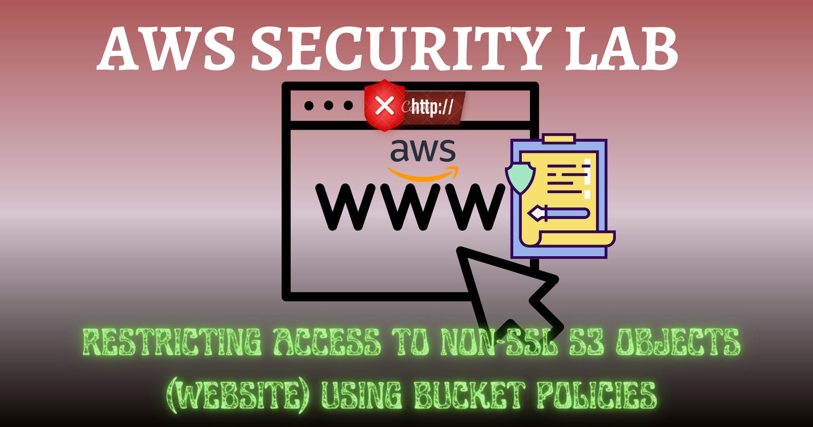 Restricting Access to Non-SSL S3 Objects (website) using Bucket Policies