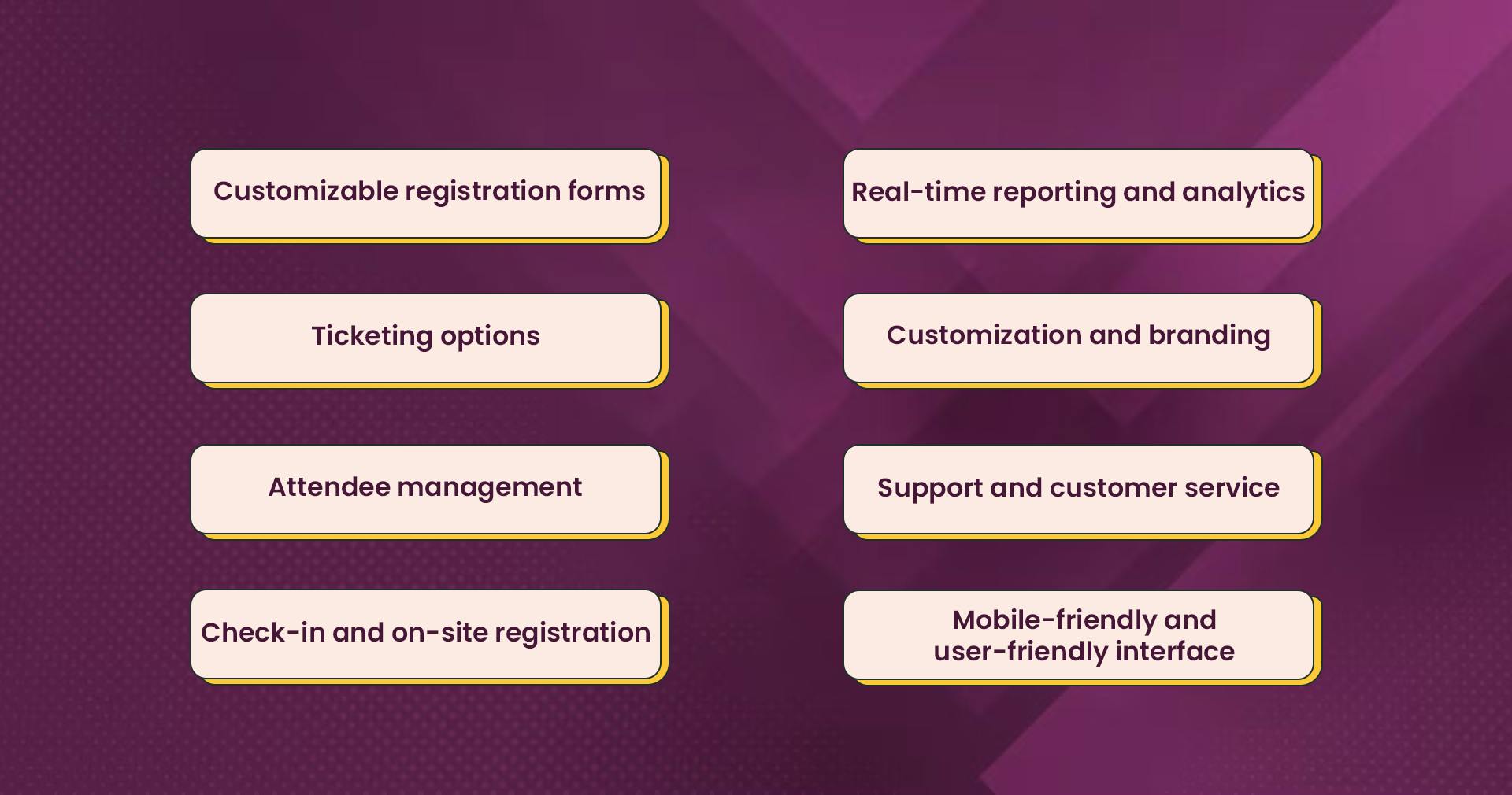 Key features to look for in an event registration software