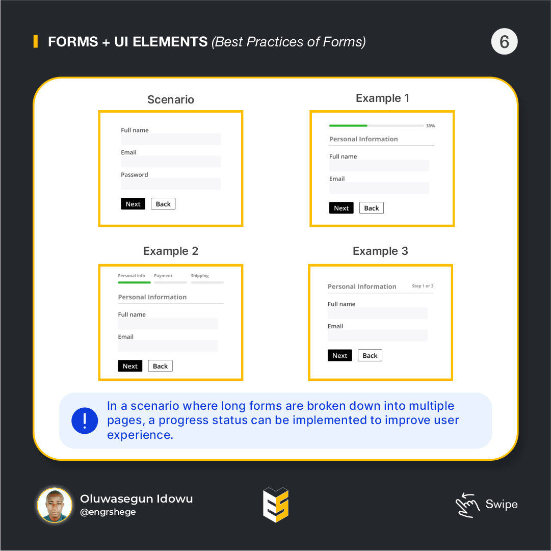 Best Practices of Forms