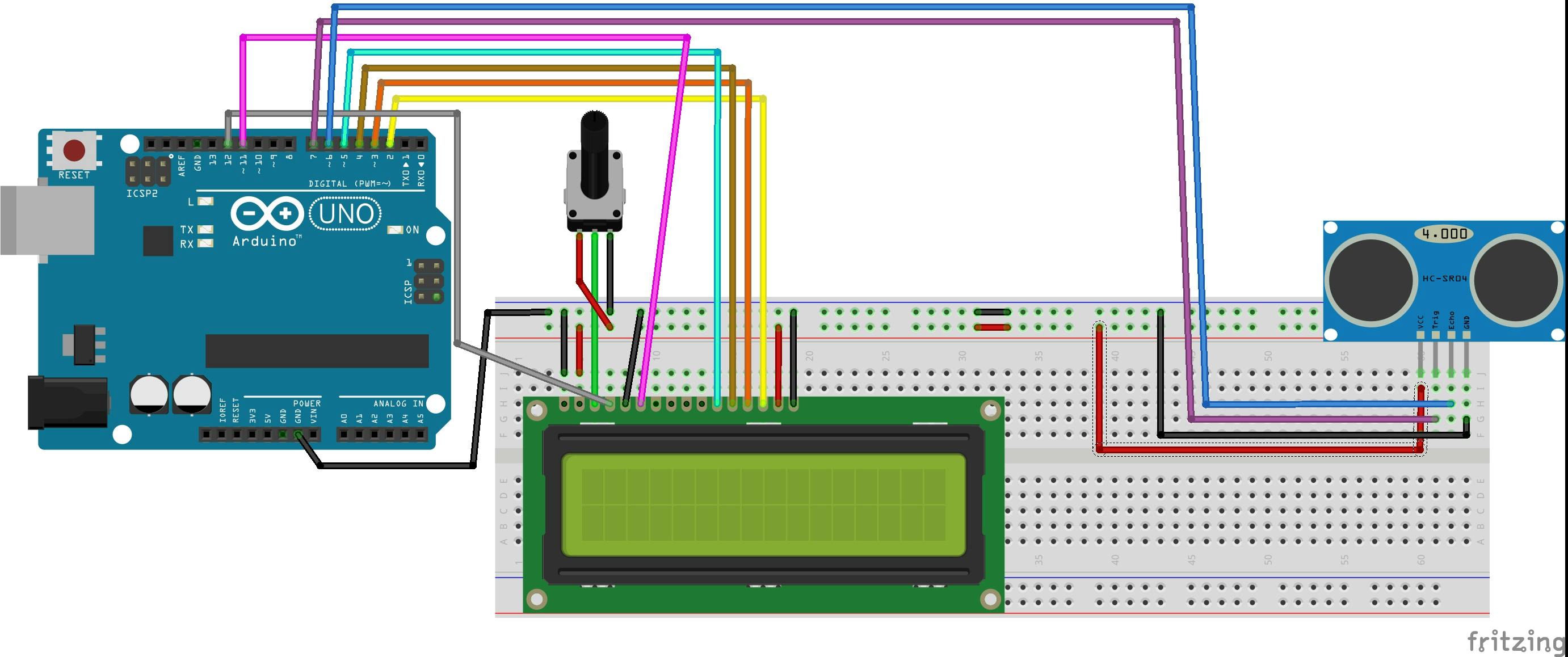 Ultrasonic Distance measurement circuit