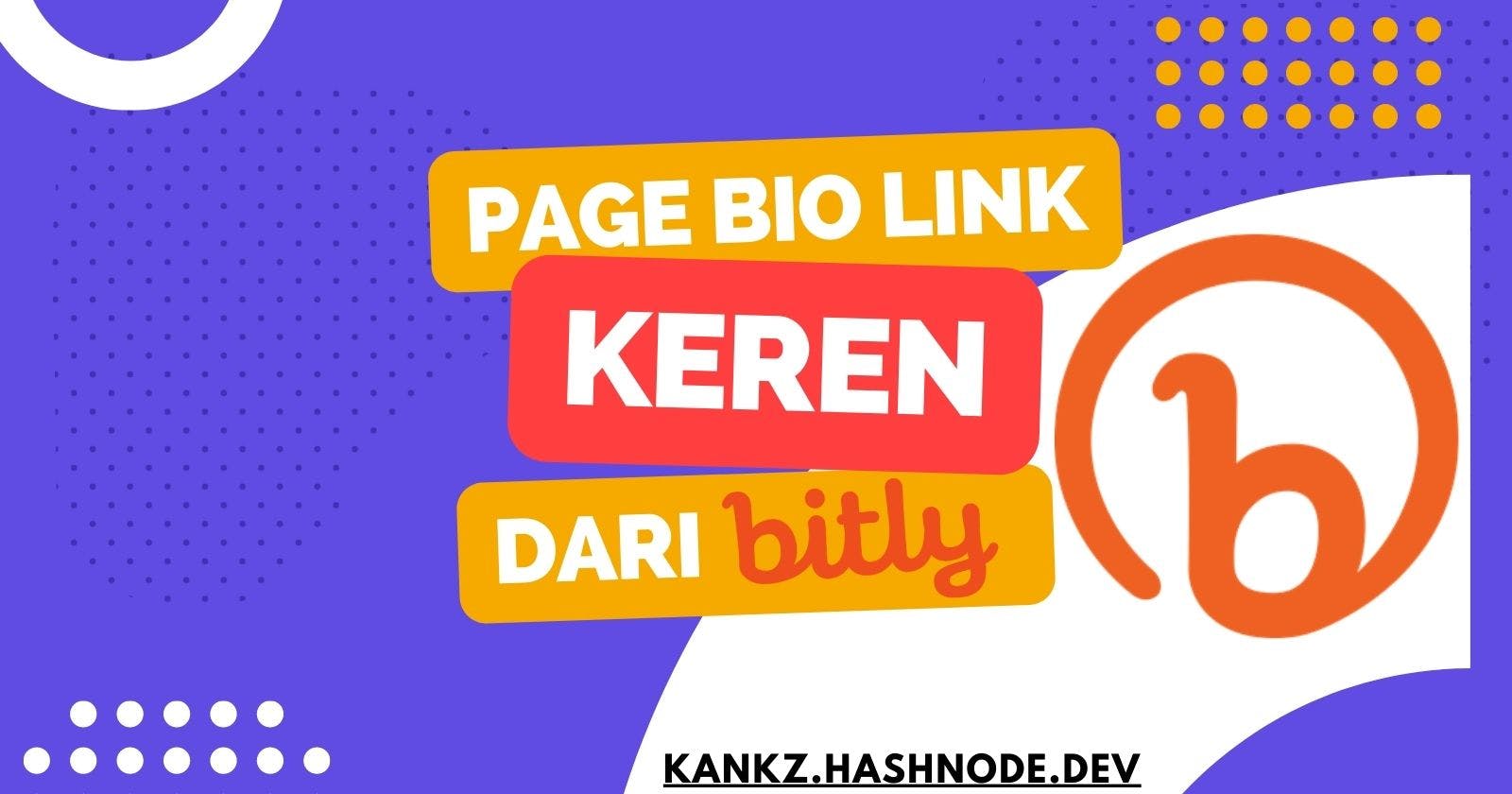 Cara Membuat Page Bio Link Menggunakan Bit.ly
