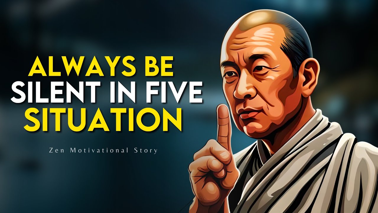 Always Be Silent in Five Situation - Powerful Zen Story