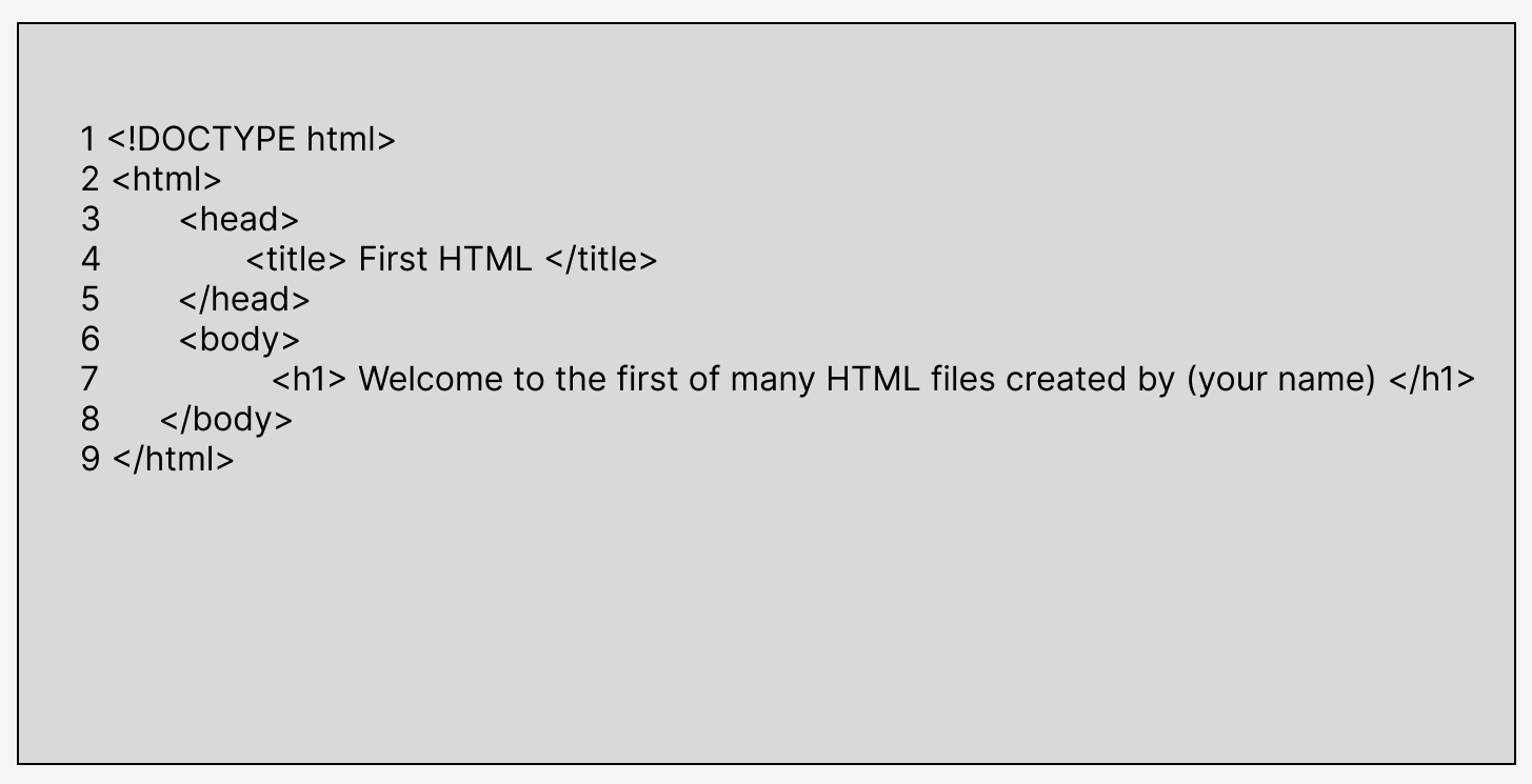 First full website code