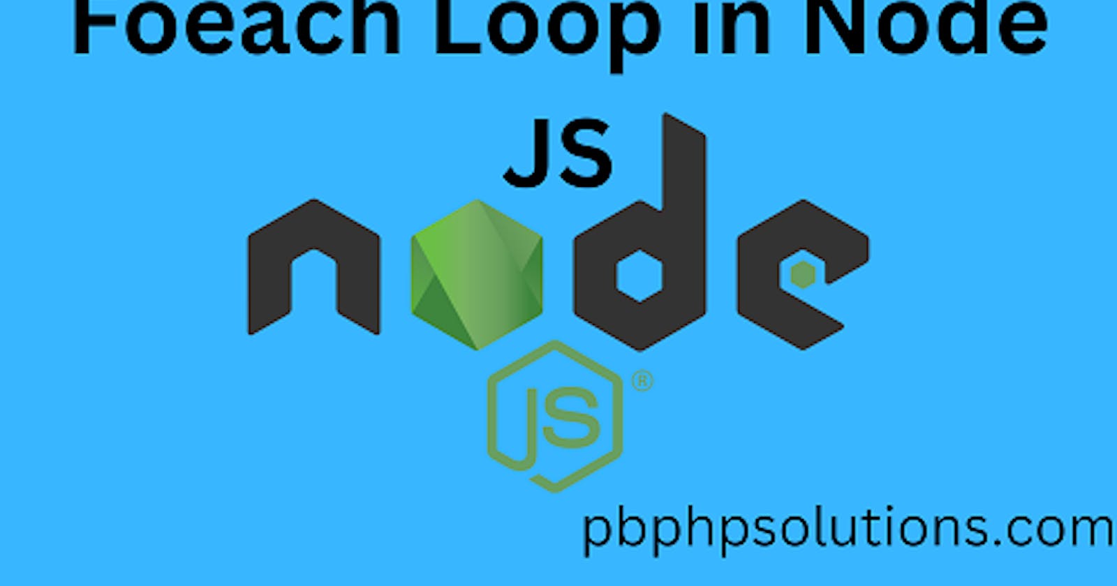 How to use forEach loop in Node JS template engine