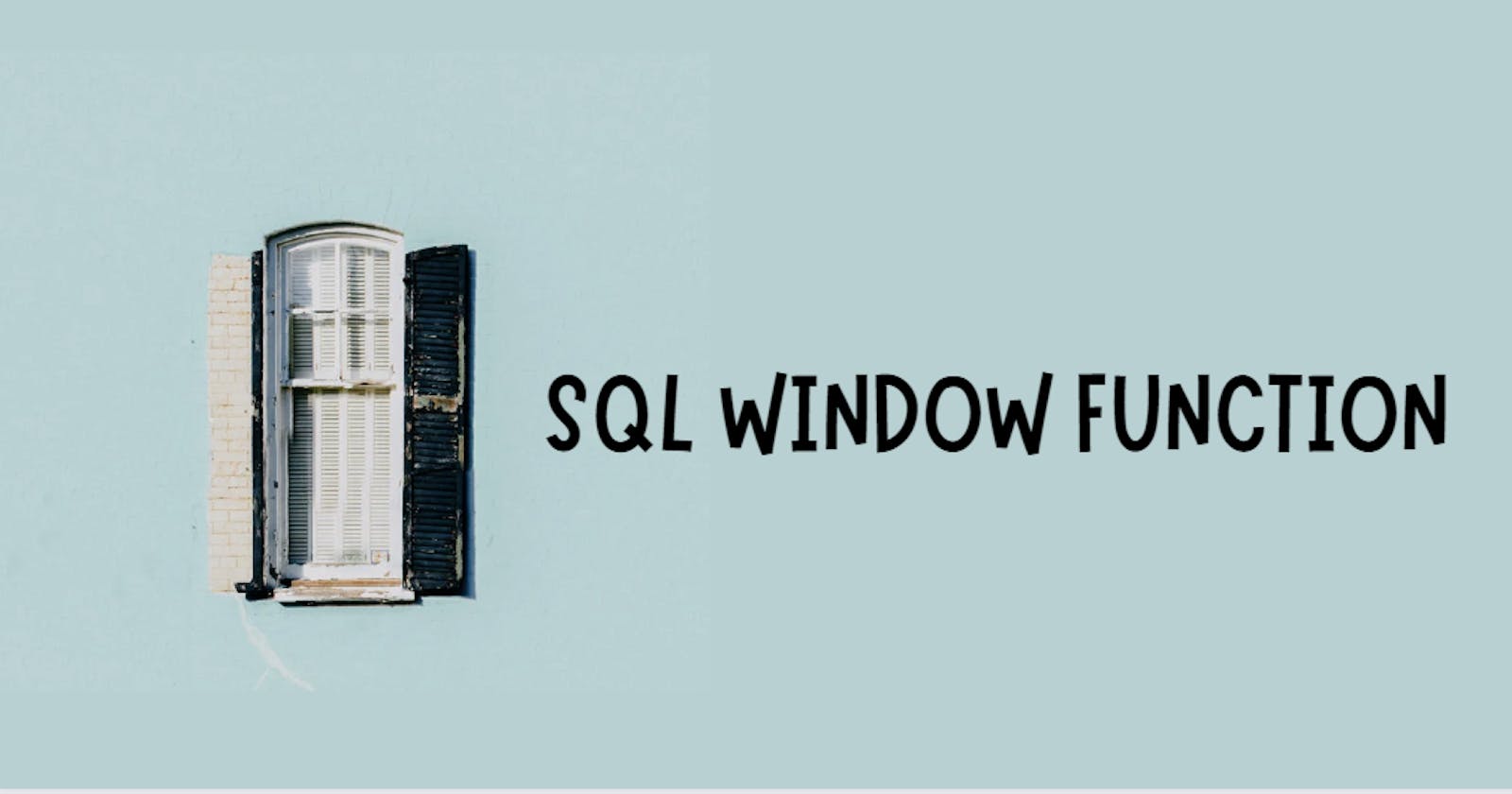Window framing in SQL window function.