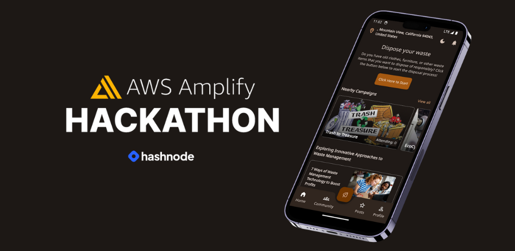 Building a Sustainable World: Hackathon Powered by AWS Amplify and Hashnode