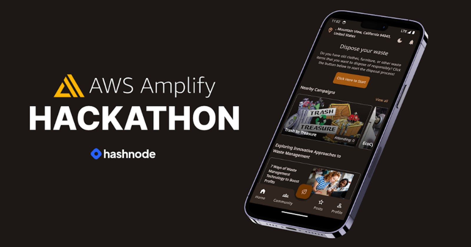 Building a Sustainable World: Hackathon Powered by AWS Amplify and Hashnode