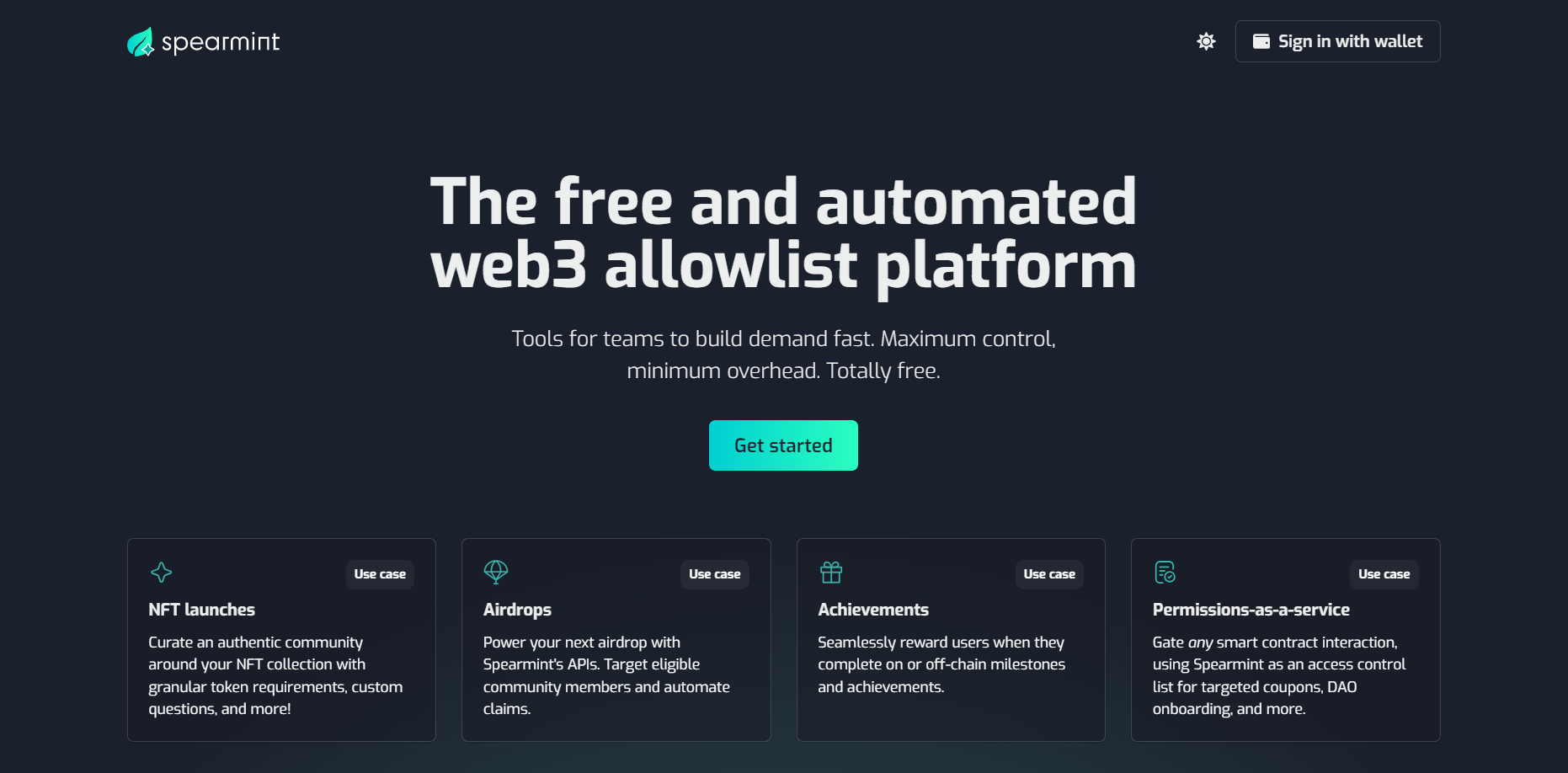 SpearMint - Empowering Digital Creators with NFT, DAOs and Achievements
