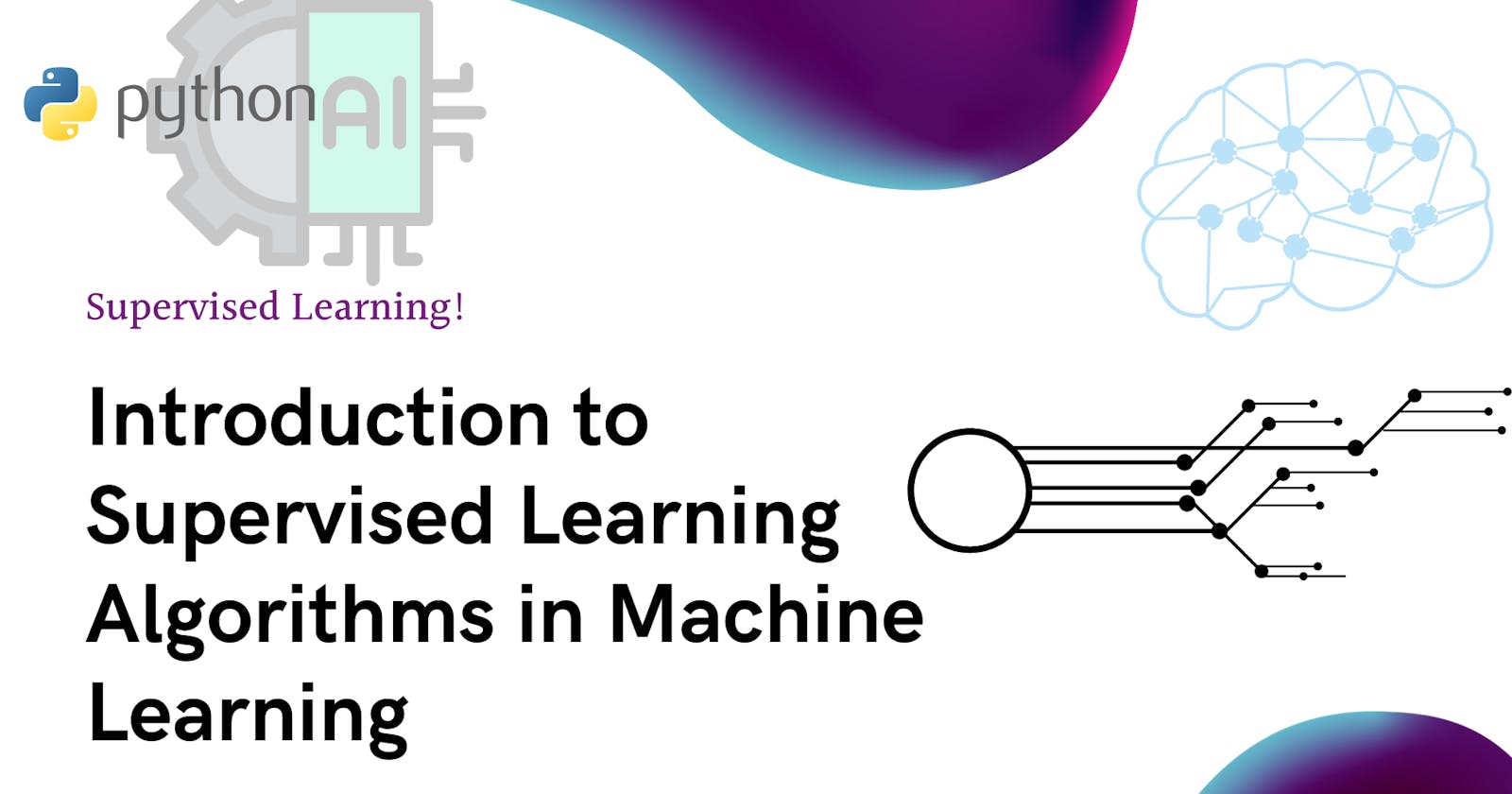 Introduction to Supervised Learning Algorithms in Machine Learning