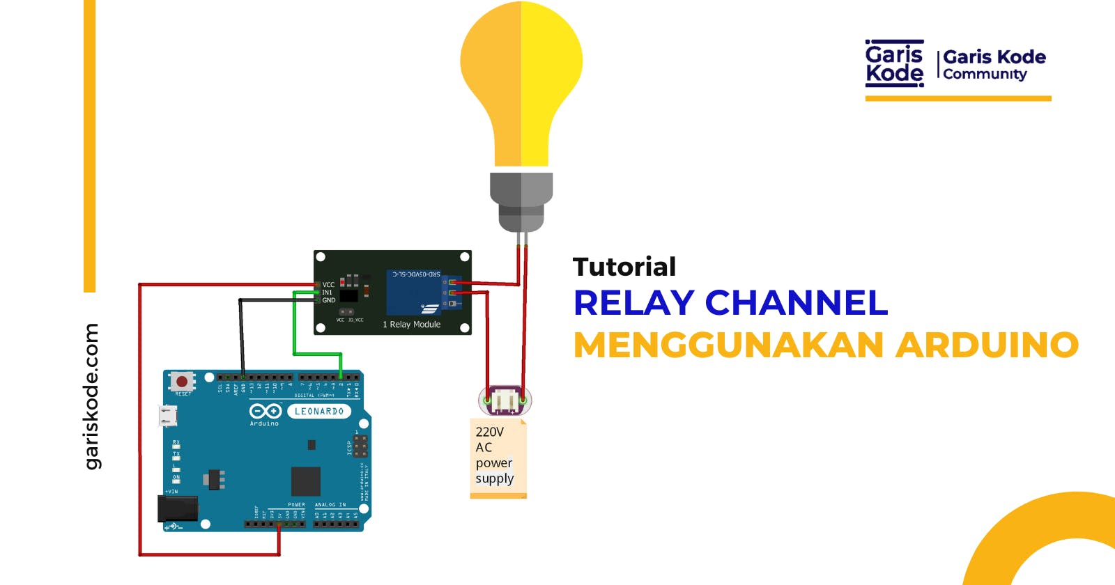 Relay Channel Menggunakan Arduino UNO