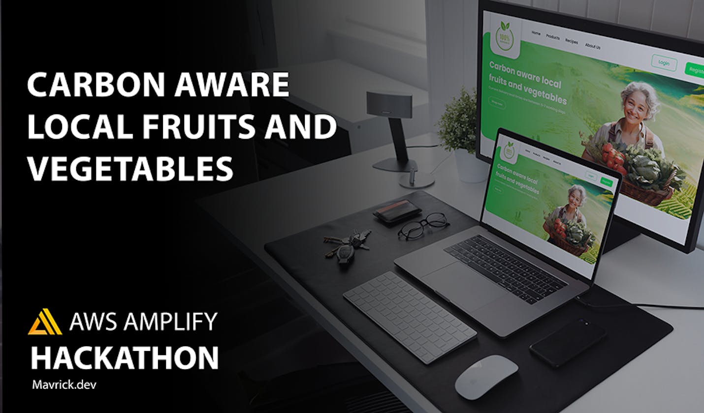 Leveraging AWS Amplify to build a gamified web app that promotes buying low-carbon footprint local food