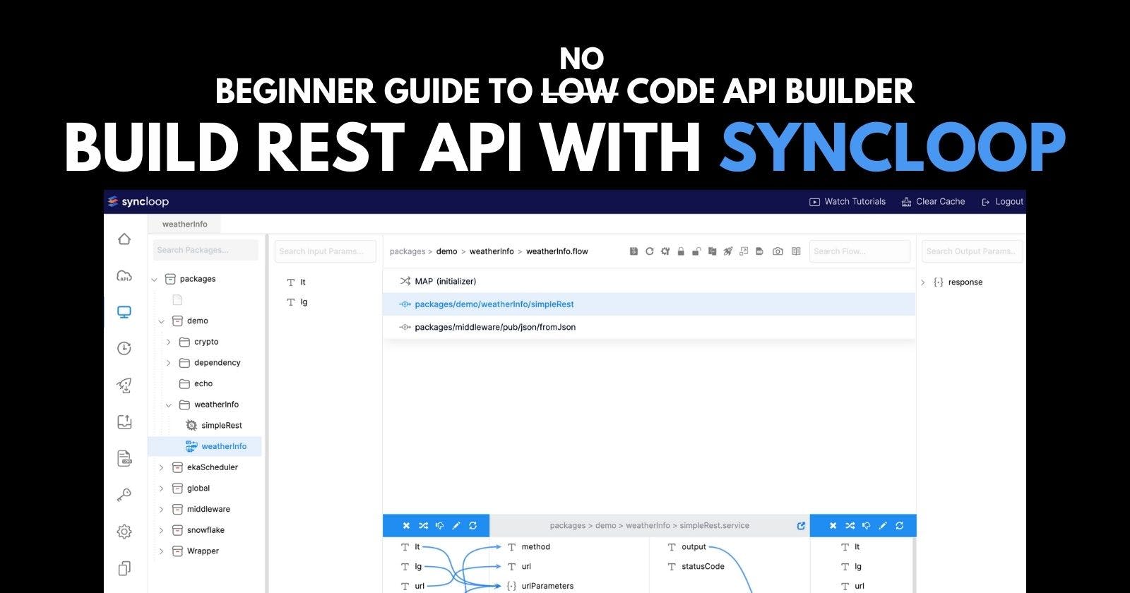 Get Started with Low-code REST API Development using Syncloop