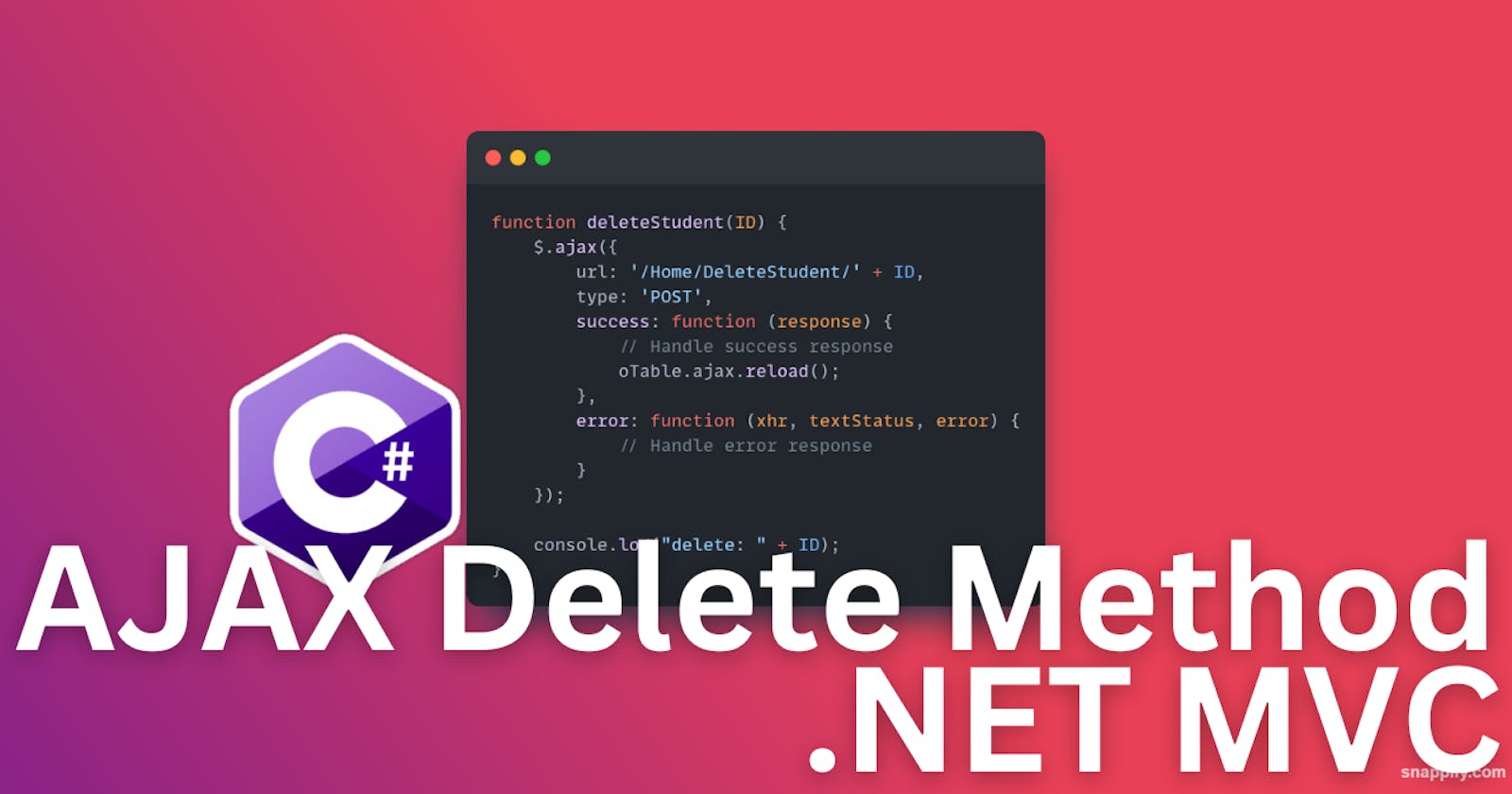 Building an AJAX Delete Method for Student Records in ASP.NET MVC