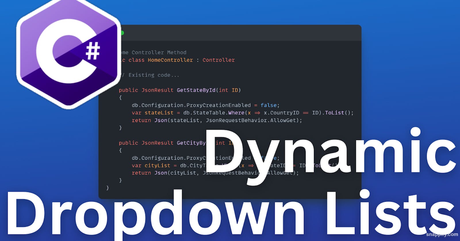 Creating Dynamic Dropdown Lists in ASP.NET MVC Using AJAX