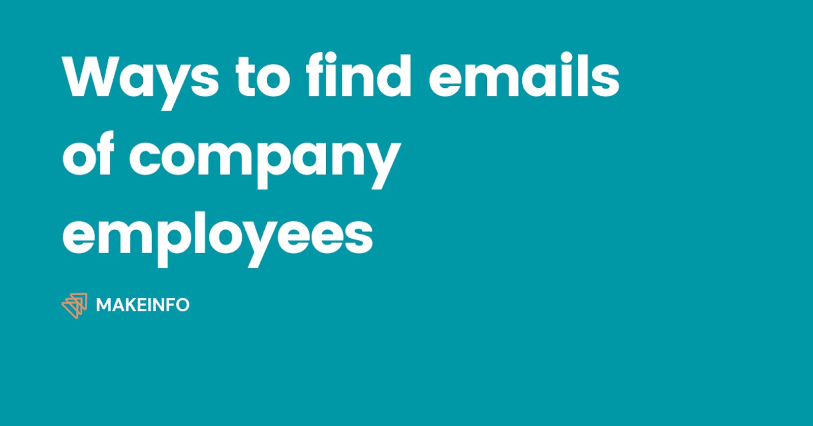 How to find the emails of all employees of the company?