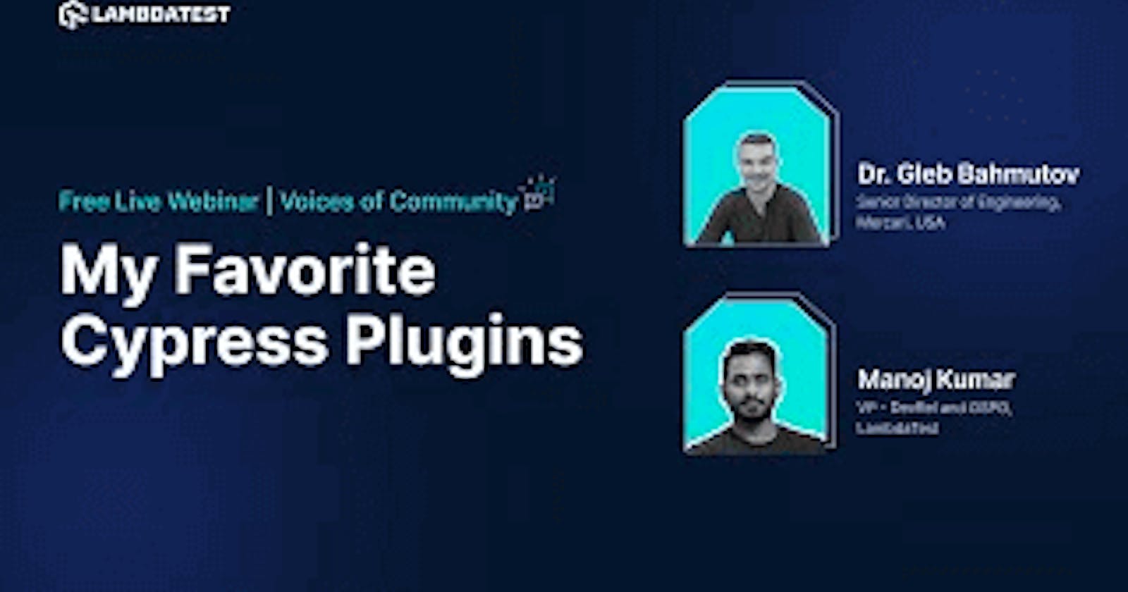 Webinar: My Favorite Cypress Plugins [Voices Of Community]