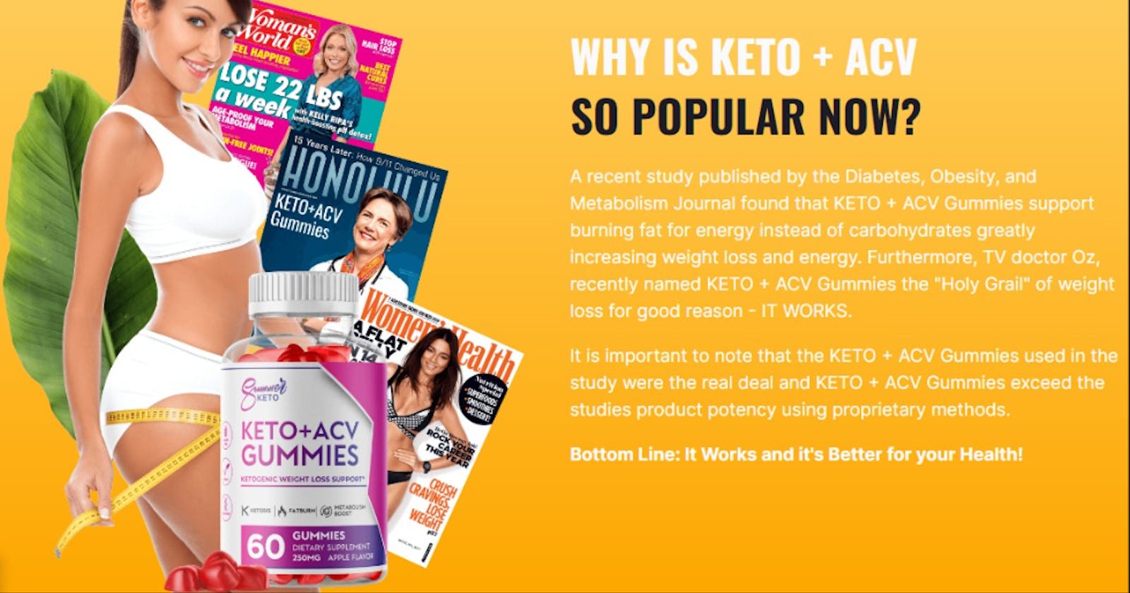 Summer Keto + ACV Gummies – Easy Way To Lose Weight, Natural Ingredients!