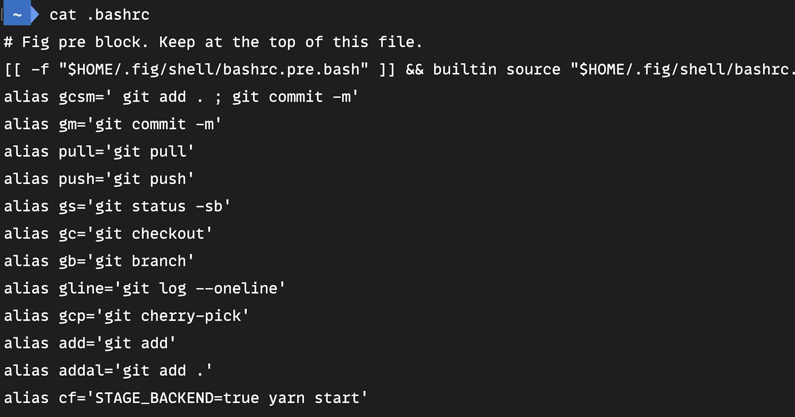 Improving Your Workflow as a Developer with Bash Aliases