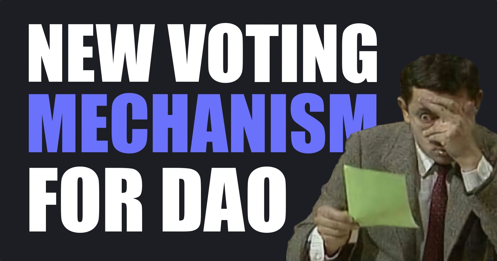 SUSocS proposes new voting mechanism for DAO governance