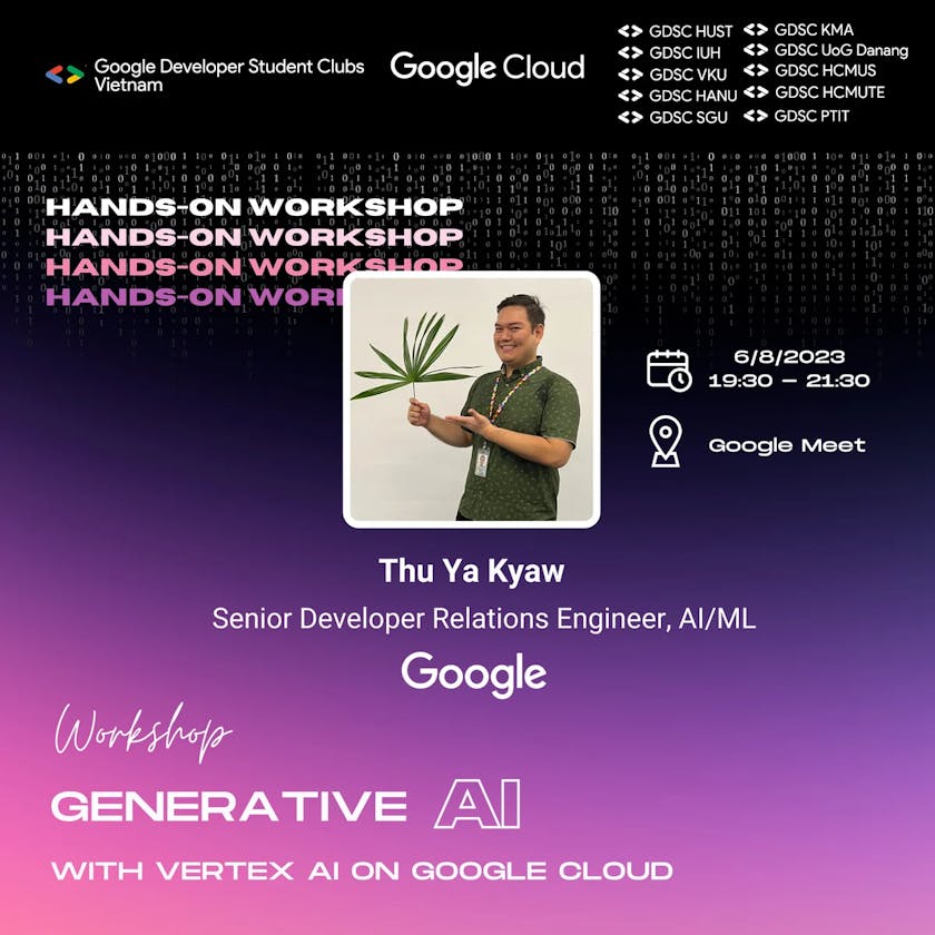 Webinar: Generative AI with Vertex AI on Google Cloud