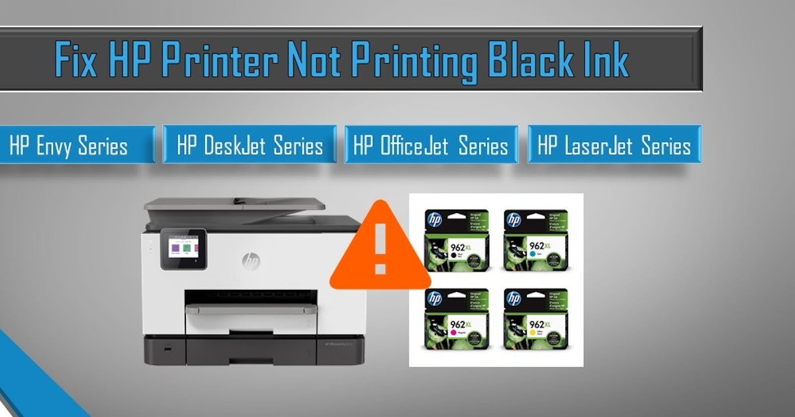 Why My HP Printer Not Printing Black Ink?