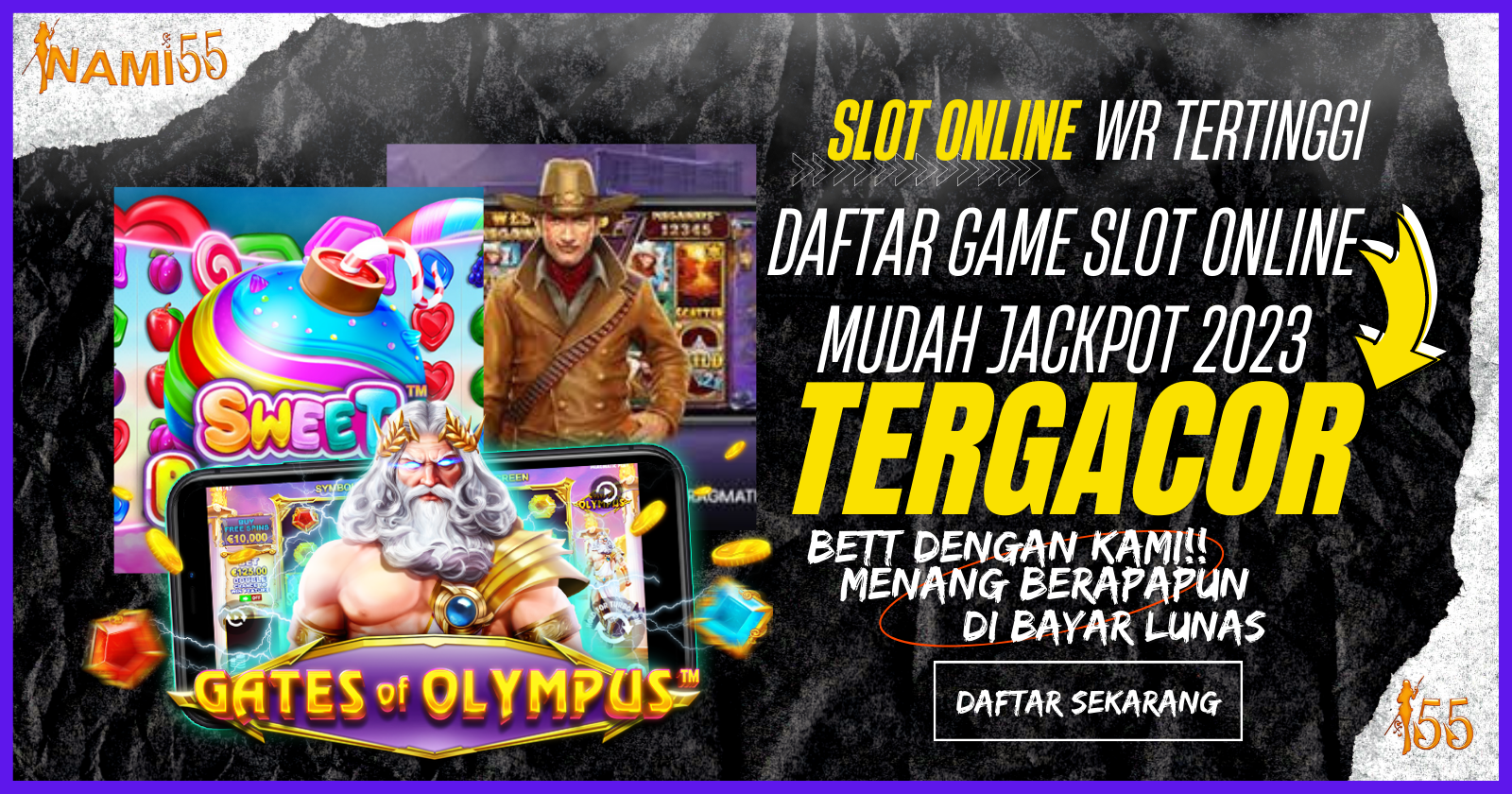Nami55 : Daftar Game Slot Online Pragmatic Play Anti Rungkad Winrate Tertinggi