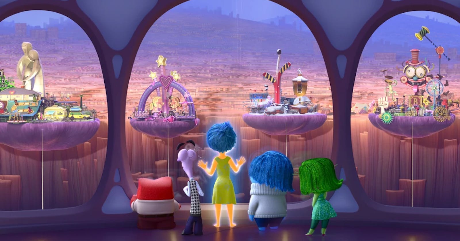 Inside Out: A great visualization of how the brain works