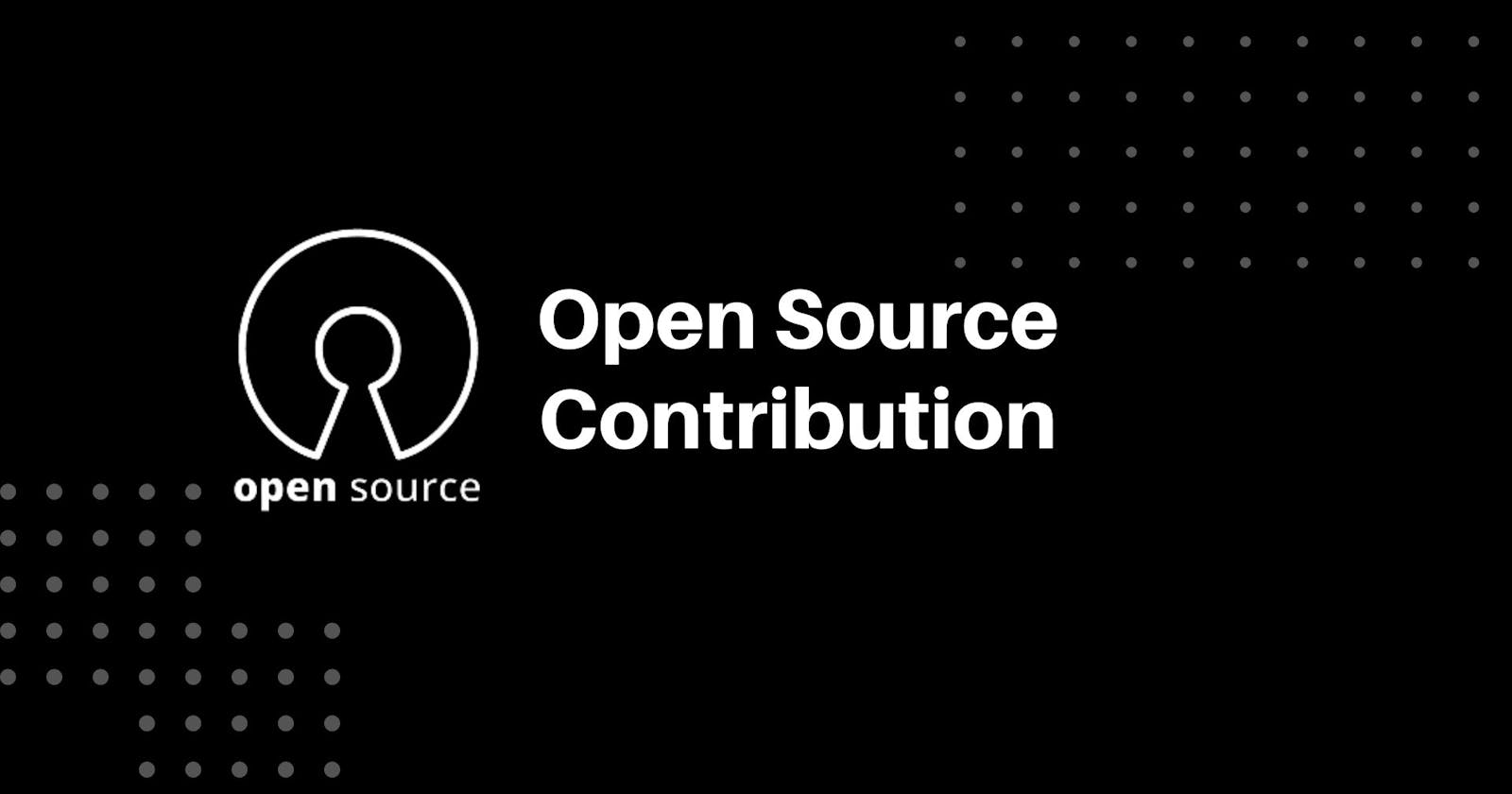 Open Source Contribution