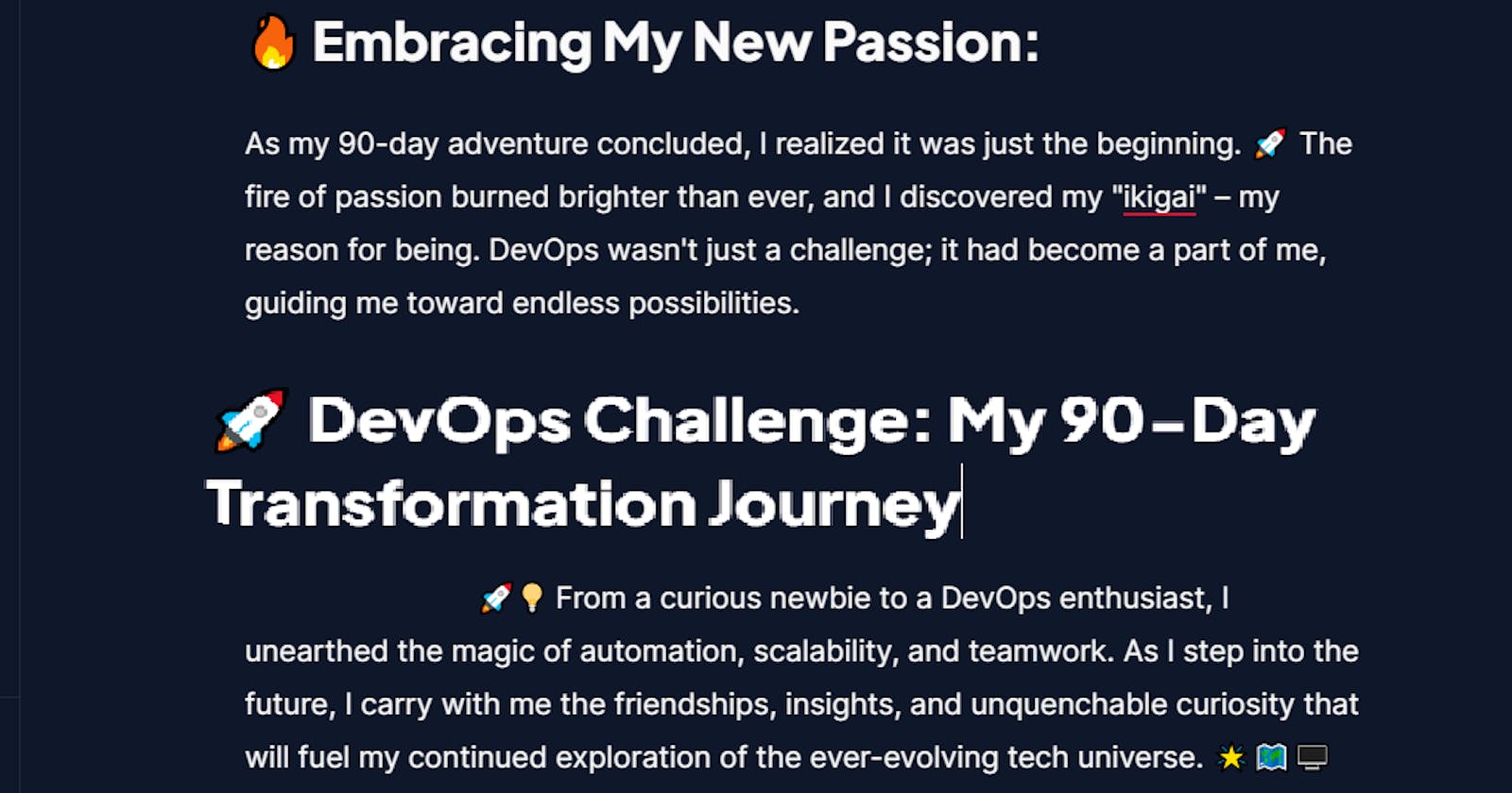 🚀 DevOps Challenge: My 90-Day Transformation Journey