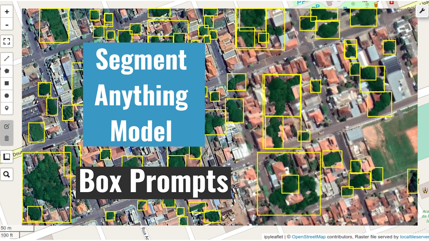 Segmenting remote sensing imagery with box prompts