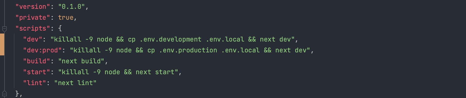 Using Production Environment Variables in Next.js Development Mode