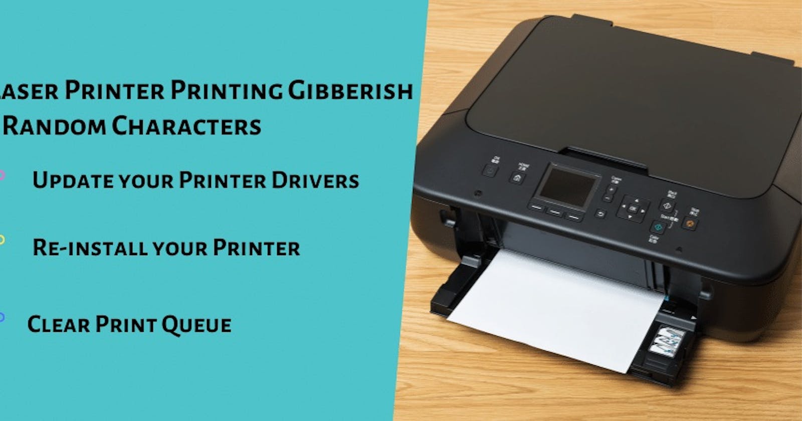 How Can I Resolve Gibberish Text Printing on HP Printers