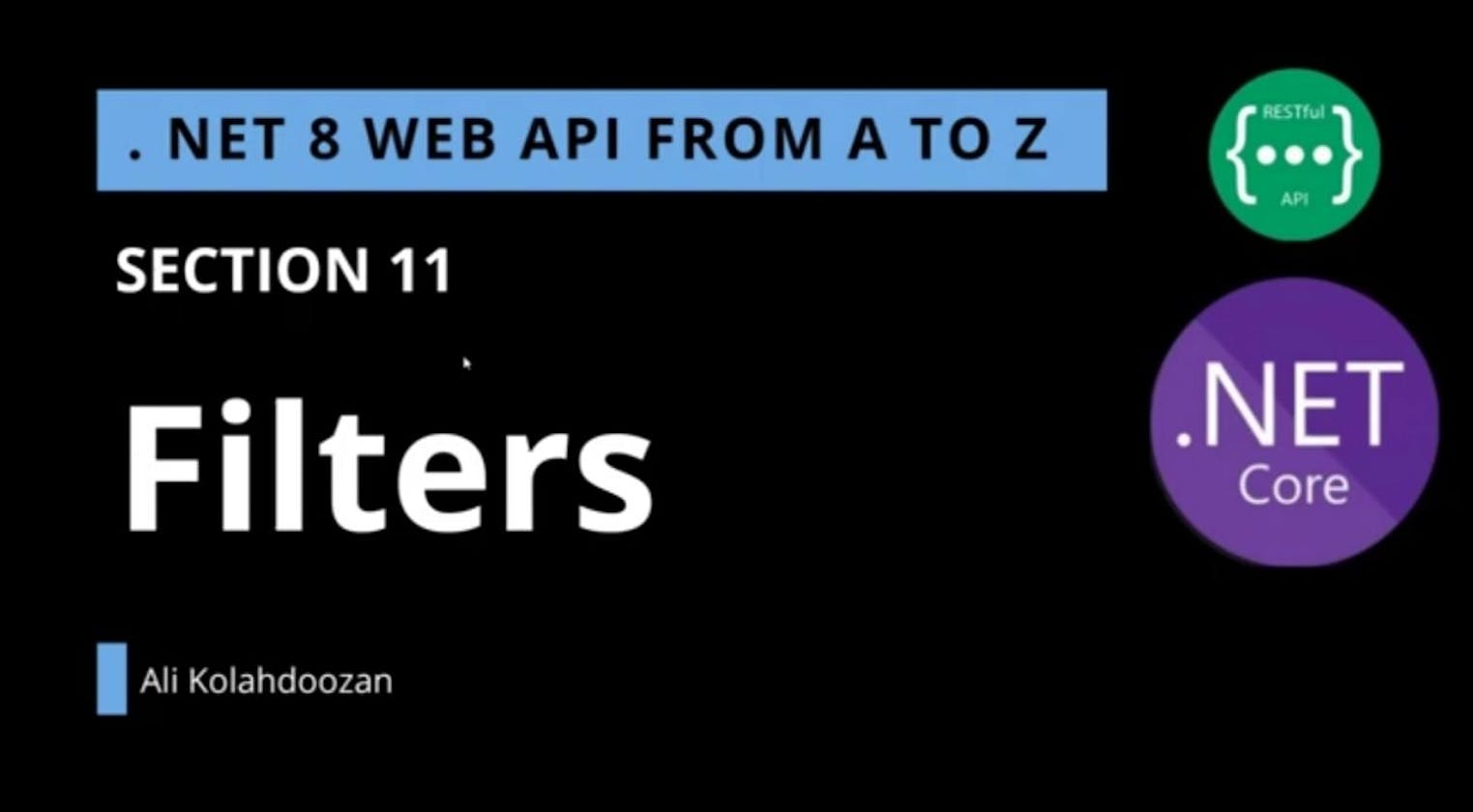 .NET 8 Web API - Filters