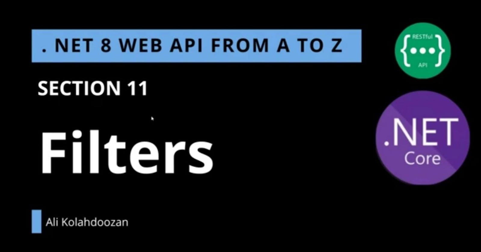.NET 8 Web API - Filters
