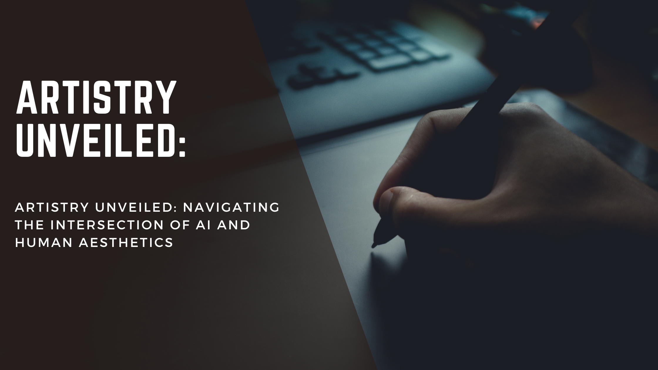 Artistry Unveiled: Navigating the Intersection of AI and Human Aesthetics